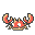 A sprite for Pokemon #Krabby